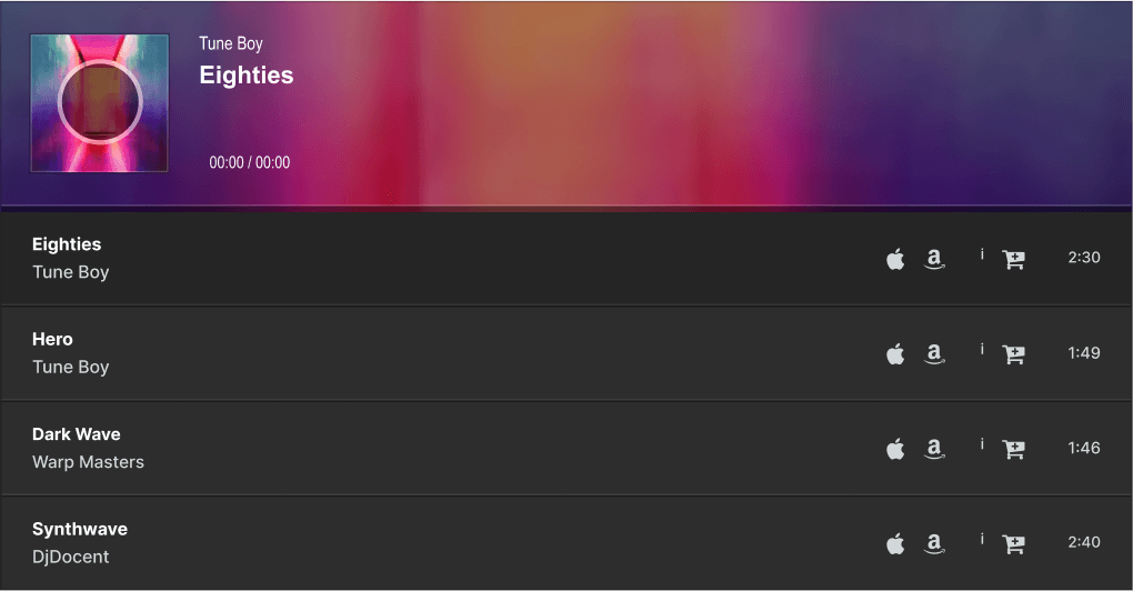 Self-hosted Playlist